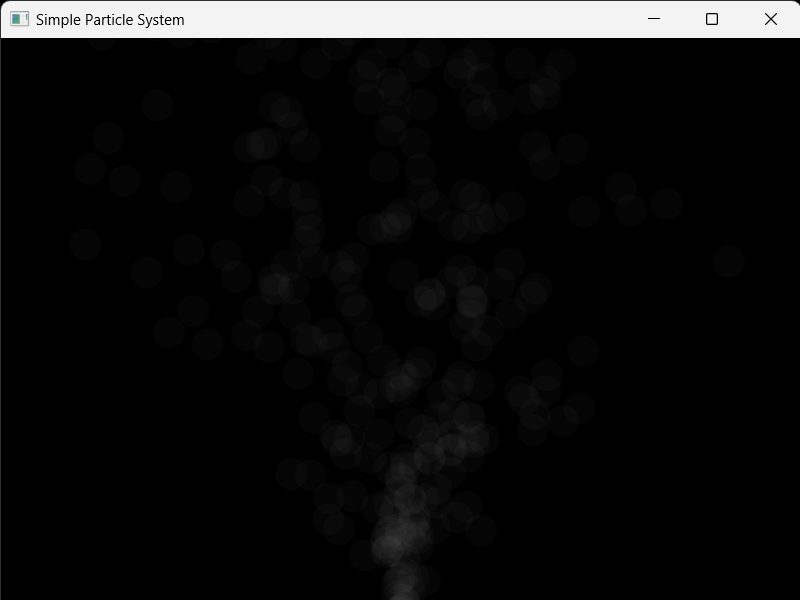 Simple Particle System by Tuana Nohut